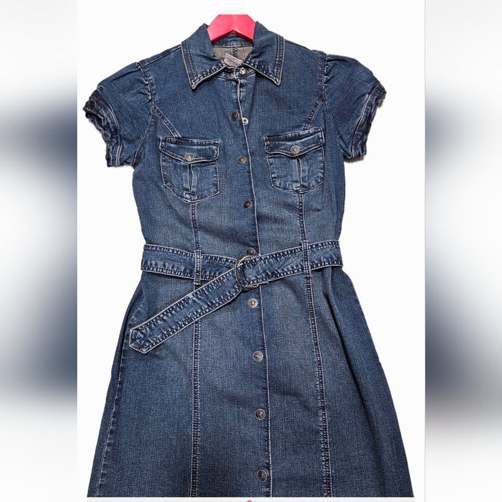 Hotkiss Y2K Denim Dress with matching Belt
